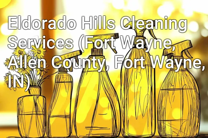 Eldorado Hills Cleaning Services (Fort Wayne, Allen County, Fort Wayne, IN)