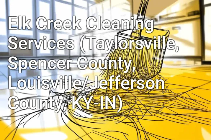 Elk Creek Cleaning Services (Taylorsville, Spencer County, Louisville/Jefferson County, KY-IN)