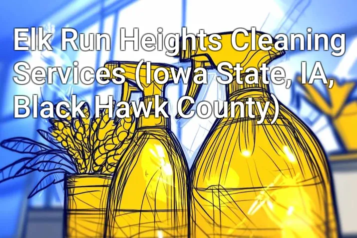 Elk Run Heights Cleaning Services (Iowa State, IA, Black Hawk County)