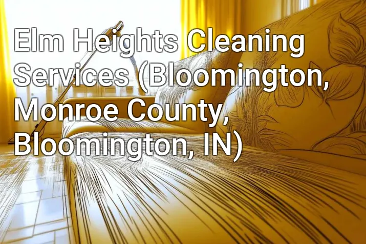 Elm Heights Cleaning Services (Bloomington, Monroe County, Bloomington, IN)
