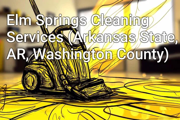 Elm Springs Cleaning Services (Arkansas State, AR, Washington County)