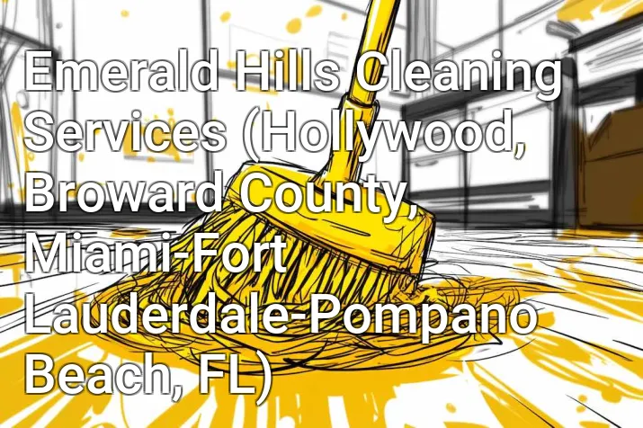 Emerald Hills Cleaning Services (Hollywood, Broward County, Miami-Fort Lauderdale-Pompano Beach, FL)