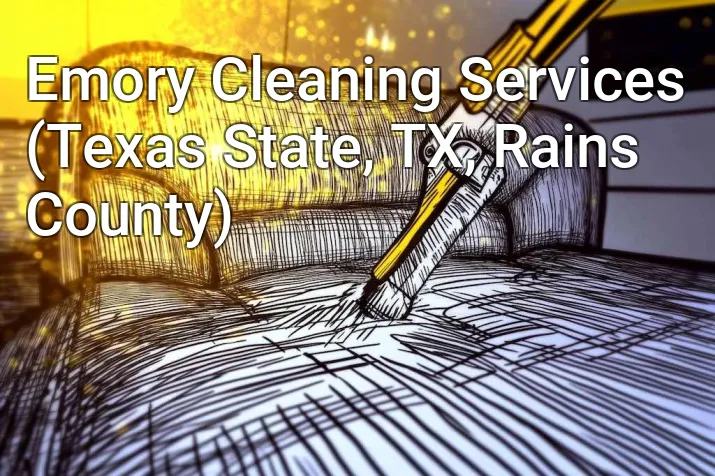 Emory Cleaning Services (Texas State, TX, Rains County)