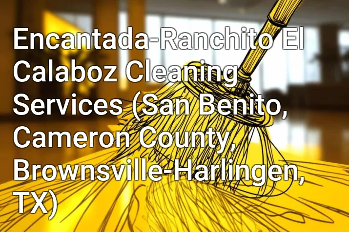 Encantada-Ranchito El Calaboz Cleaning Services (San Benito, Cameron County, Brownsville-Harlingen, TX)