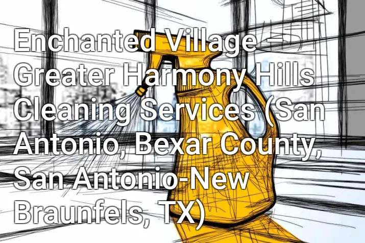 Enchanted Village – Greater Harmony Hills Cleaning Services (San Antonio, Bexar County, San Antonio-New Braunfels, TX)
