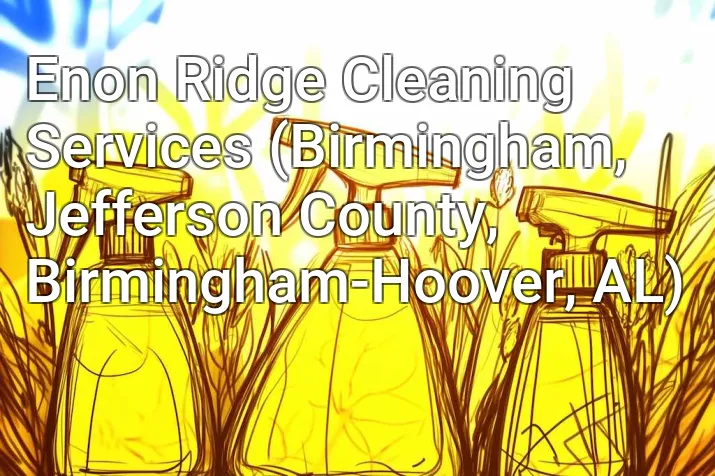 Enon Ridge Cleaning Services (Birmingham, Jefferson County, Birmingham-Hoover, AL)