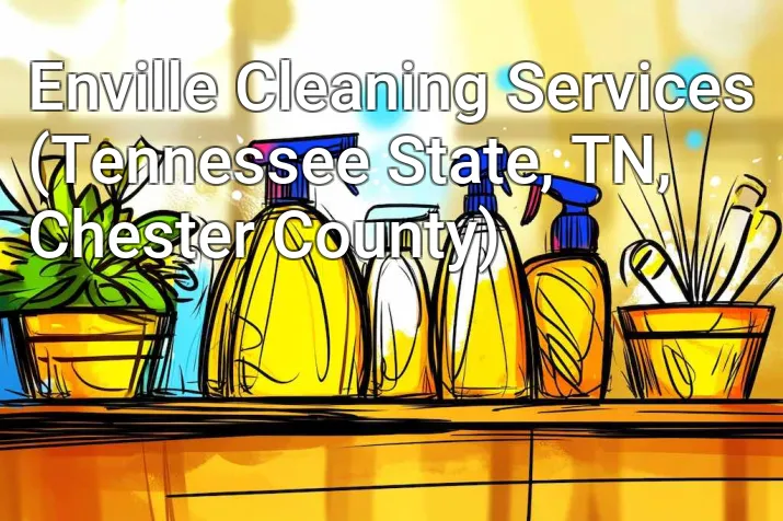 Enville Cleaning Services (Tennessee State, TN, Chester County)