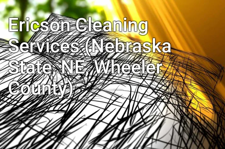 Ericson Cleaning Services (Nebraska State, NE, Wheeler County)