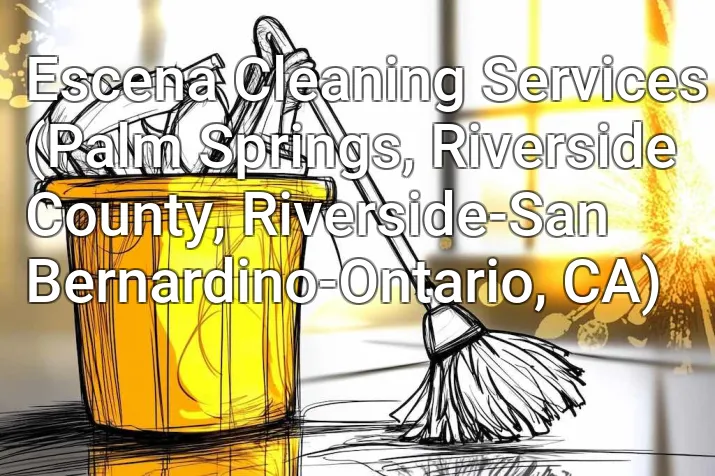 Escena Cleaning Services (Palm Springs, Riverside County, Riverside-San Bernardino-Ontario, CA)