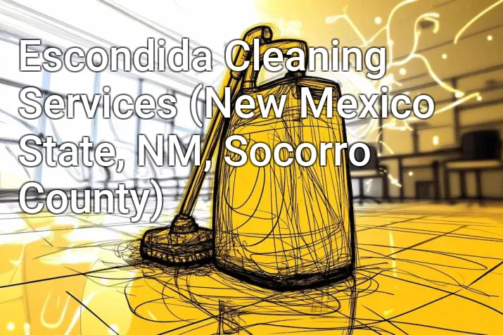 Escondida Cleaning Services (New Mexico State, NM, Socorro County)