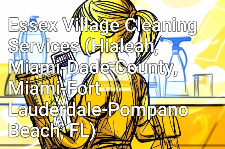 Essex Village Cleaning Services (Hialeah, Miami-Dade County, Miami-Fort Lauderdale-Pompano Beach, FL)
