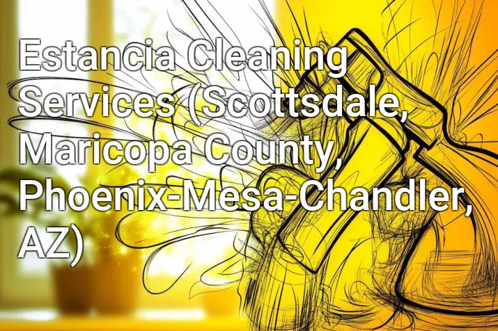 Estancia Cleaning Services (Scottsdale, Maricopa County, Phoenix-Mesa-Chandler, AZ)