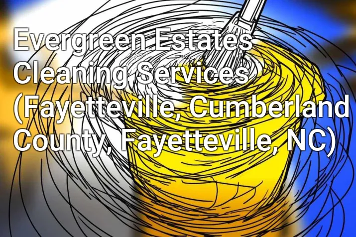 Evergreen Estates Cleaning Services (Fayetteville, Cumberland County, Fayetteville, NC)