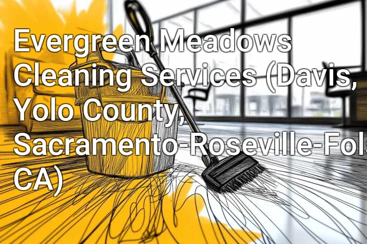 Evergreen Meadows Cleaning Services (Davis, Yolo County, Sacramento-Roseville-Folsom, CA)