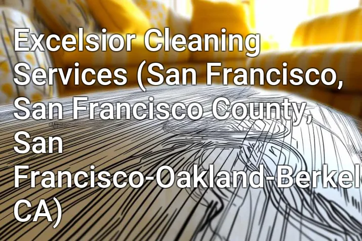 Excelsior Cleaning Services (San Francisco, San Francisco County, San Francisco-Oakland-Berkeley, CA)