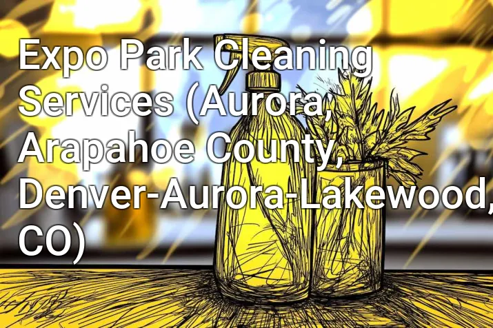 Expo Park Cleaning Services (Aurora, Arapahoe County, Denver-Aurora-Lakewood, CO)