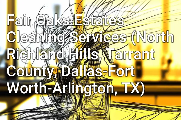 Fair Oaks Estates Cleaning Services (North Richland Hills, Tarrant County, Dallas-Fort Worth-Arlington, TX)