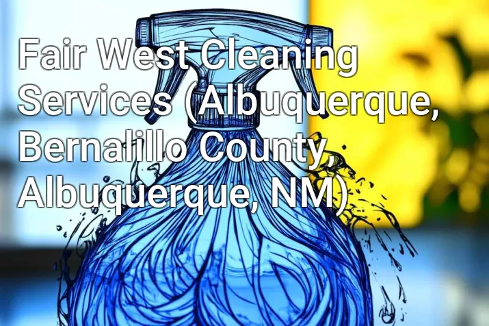 Fair West Cleaning Services (Albuquerque, Bernalillo County, Albuquerque, NM)