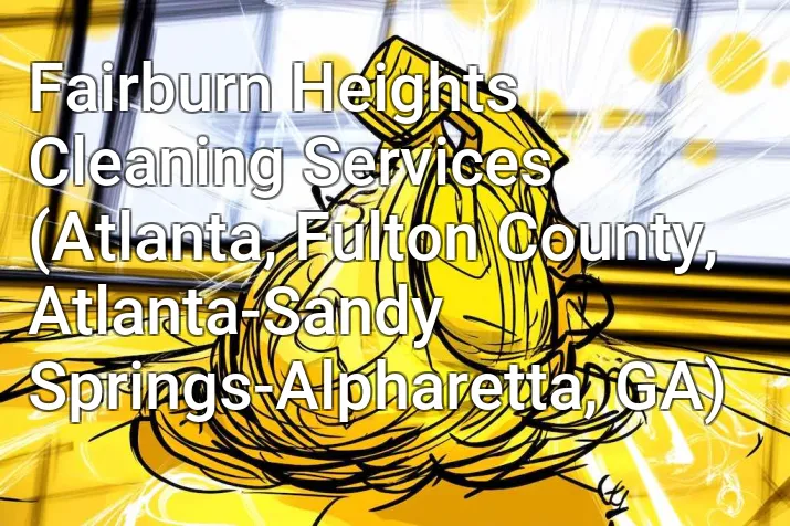 Fairburn Heights Cleaning Services (Atlanta, Fulton County, Atlanta-Sandy Springs-Alpharetta, GA)
