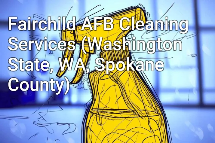 Fairchild AFB Cleaning Services (Washington State, WA, Spokane County)