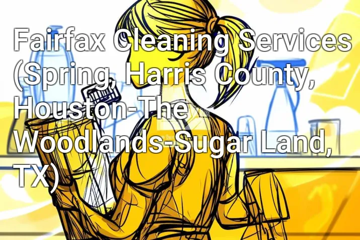 Fairfax Cleaning Services (Spring, Harris County, Houston-The Woodlands-Sugar Land, TX)