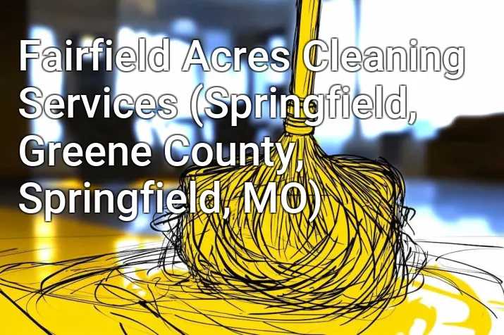 Fairfield Acres Cleaning Services (Springfield, Greene County, Springfield, MO)