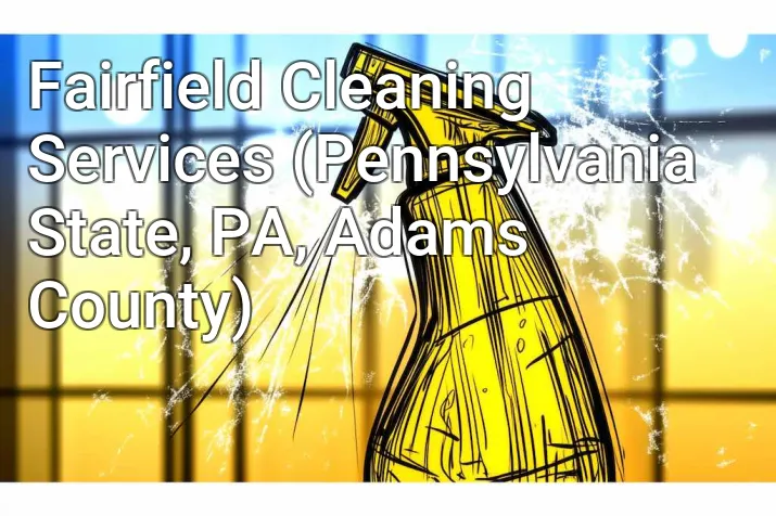Fairfield Cleaning Services (Pennsylvania State, PA, Adams County)