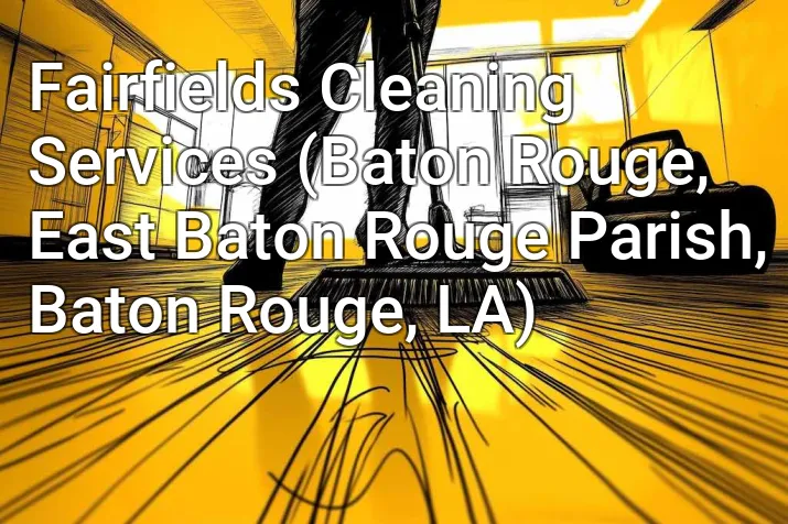 Fairfields Cleaning Services (Baton Rouge, East Baton Rouge Parish, Baton Rouge, LA)