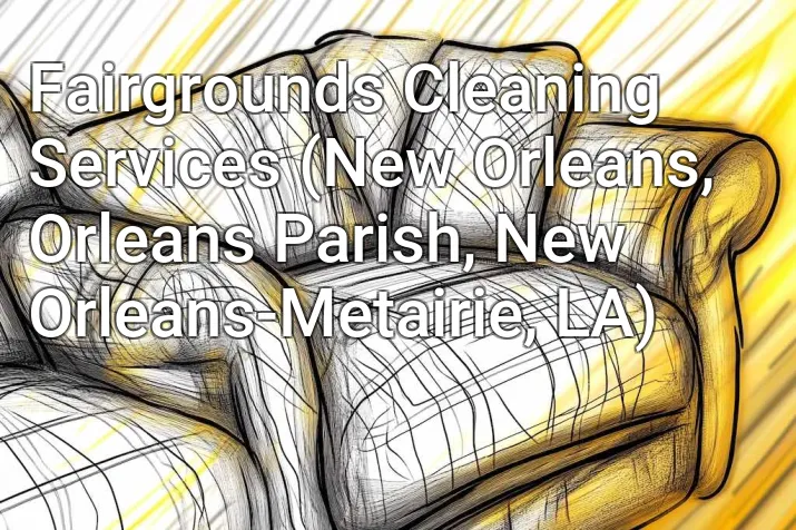 Fairgrounds Cleaning Services (New Orleans, Orleans Parish, New Orleans-Metairie, LA)