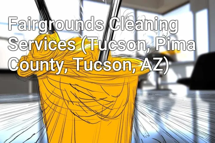 Fairgrounds Cleaning Services (Tucson, Pima County, Tucson, AZ)
