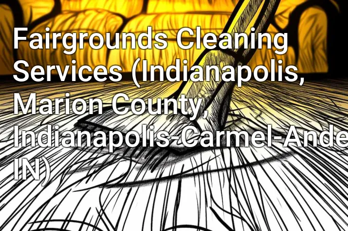Fairgrounds Cleaning Services (Indianapolis, Marion County, Indianapolis-Carmel-Anderson, IN)