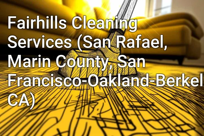 Fairhills Cleaning Services (San Rafael, Marin County, San Francisco-Oakland-Berkeley, CA)