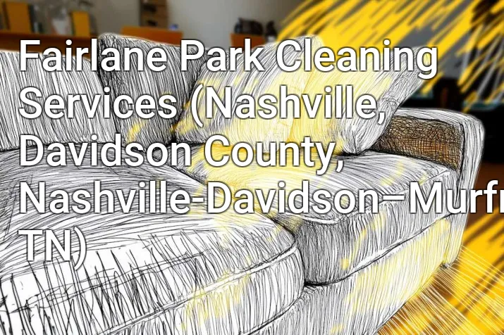 Fairlane Park Cleaning Services (Nashville, Davidson County, Nashville-Davidson–Murfreesboro–Franklin, TN)