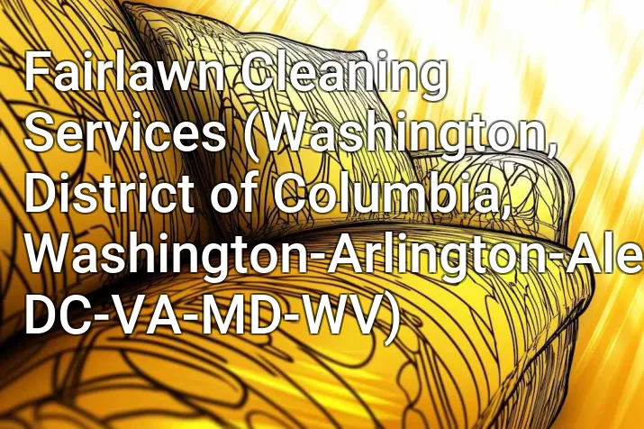 Fairlawn Cleaning Services (Washington, District of Columbia, Washington-Arlington-Alexandria, DC-VA-MD-WV)