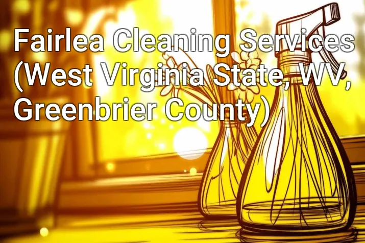 Fairlea Cleaning Services (West Virginia State, WV, Greenbrier County)