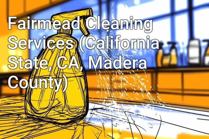 Fairmead Cleaning Services (California State, CA, Madera County)