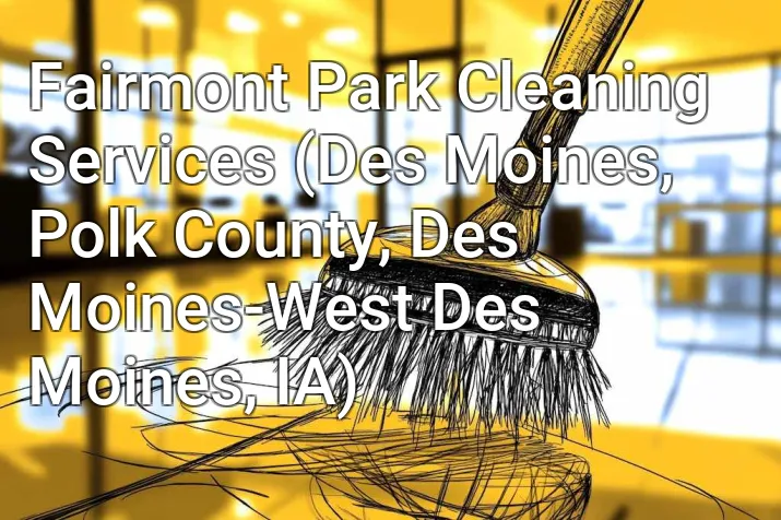 Fairmont Park Cleaning Services (Des Moines, Polk County, Des Moines-West Des Moines, IA)