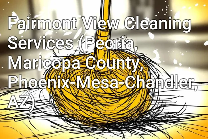 Fairmont View Cleaning Services (Peoria, Maricopa County, Phoenix-Mesa-Chandler, AZ)