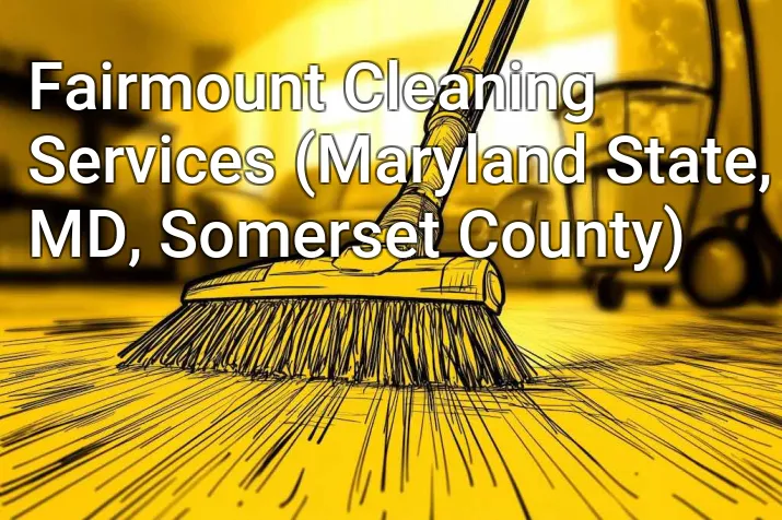 Fairmount Cleaning Services (Maryland State, MD, Somerset County)