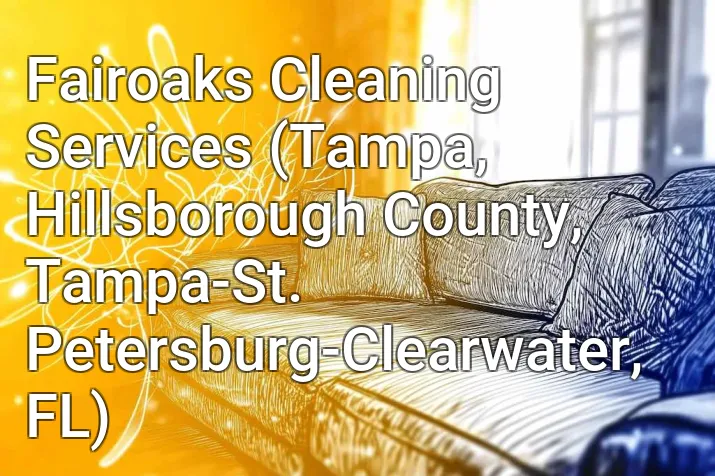 Fairoaks Cleaning Services (Tampa, Hillsborough County, Tampa-St. Petersburg-Clearwater, FL)