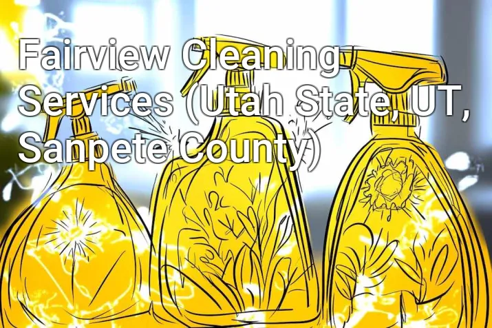 Fairview Cleaning Services (Utah State, UT, Sanpete County)