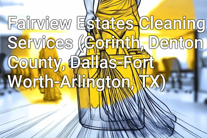 Fairview Estates Cleaning Services (Corinth, Denton County, Dallas-Fort Worth-Arlington, TX)