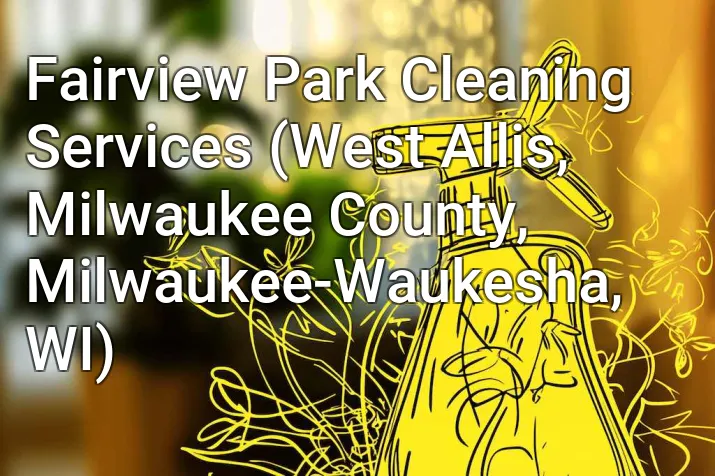 Fairview Park Cleaning Services (West Allis, Milwaukee County, Milwaukee-Waukesha, WI)