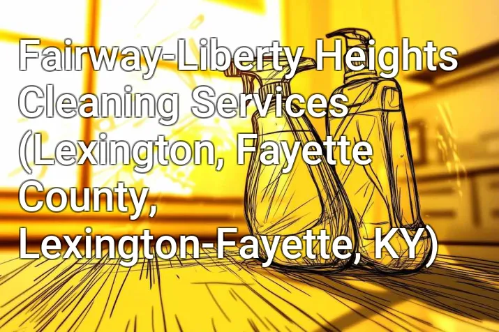 Fairway-Liberty Heights Cleaning Services (Lexington, Fayette County, Lexington-Fayette, KY)