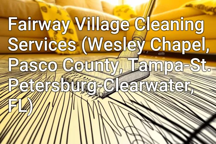 Fairway Village Cleaning Services (Wesley Chapel, Pasco County, Tampa-St. Petersburg-Clearwater, FL)