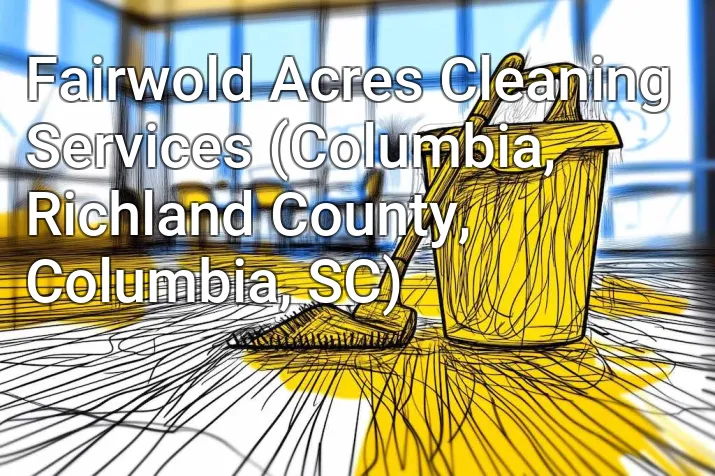 Fairwold Acres Cleaning Services (Columbia, Richland County, Columbia, SC)
