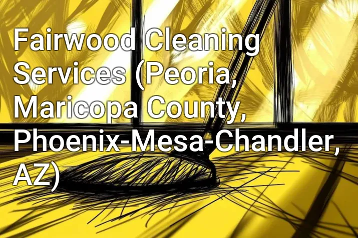 Fairwood Cleaning Services (Peoria, Maricopa County, Phoenix-Mesa-Chandler, AZ)