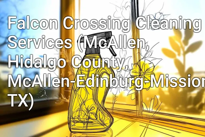 Falcon Crossing Cleaning Services (McAllen, Hidalgo County, McAllen-Edinburg-Mission, TX)