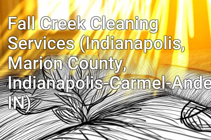 Fall Creek Cleaning Services (Indianapolis, Marion County, Indianapolis-Carmel-Anderson, IN)