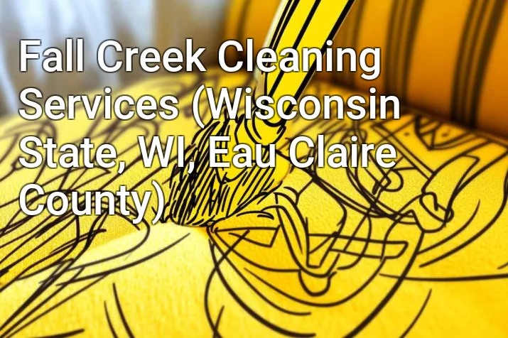 Fall Creek Cleaning Services (Wisconsin State, WI, Eau Claire County)